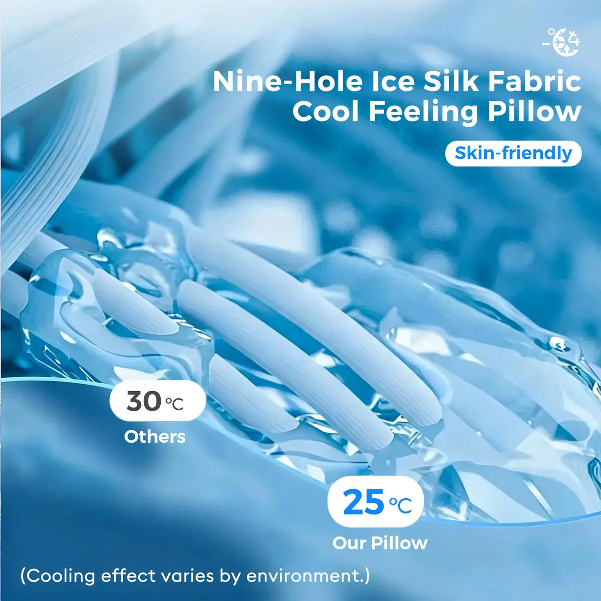 ERGONOMIC NECK SUPPORT FOR COOLER, BETTER SLEEP